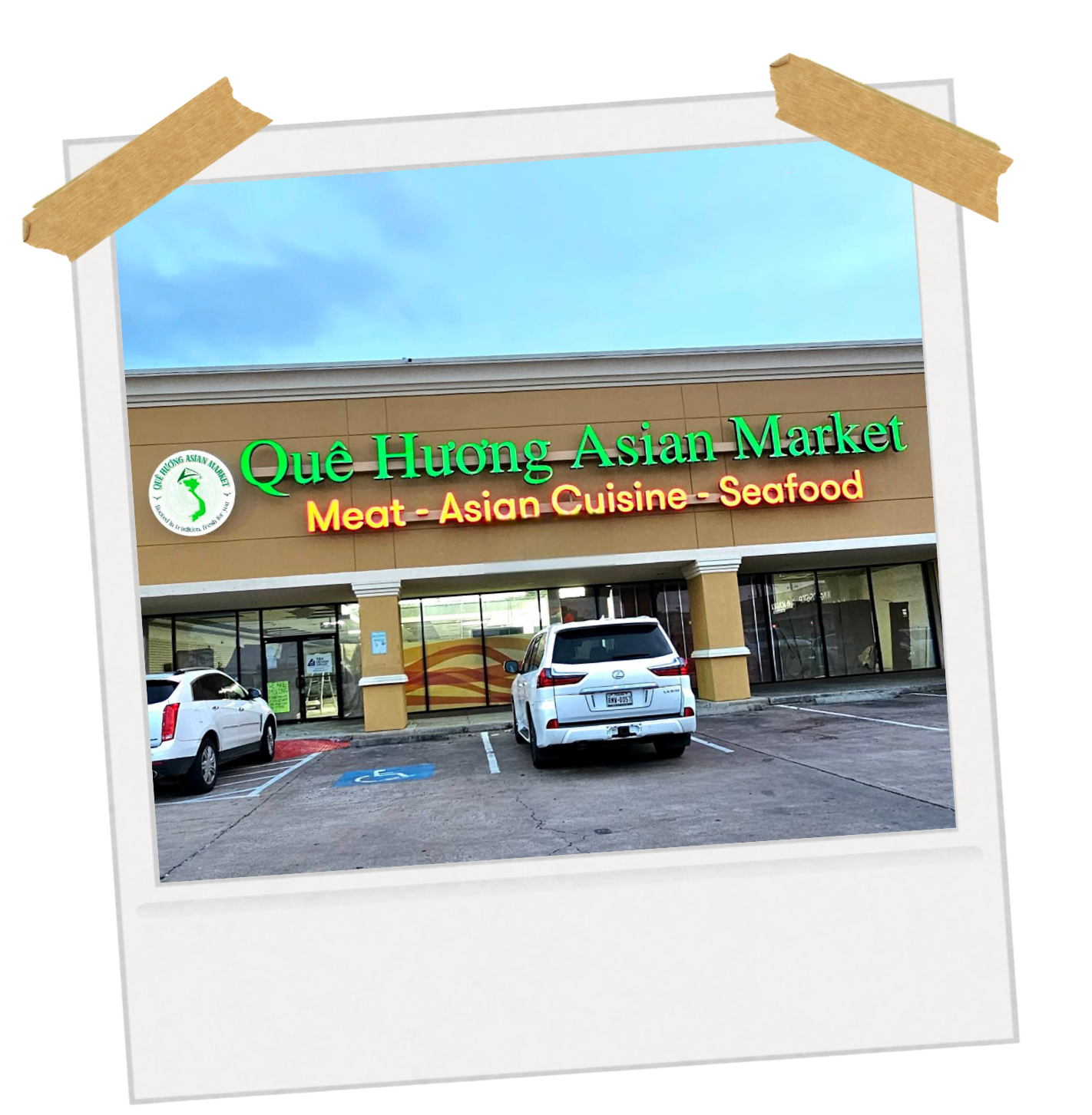 Quê Hương Asian Market storefront