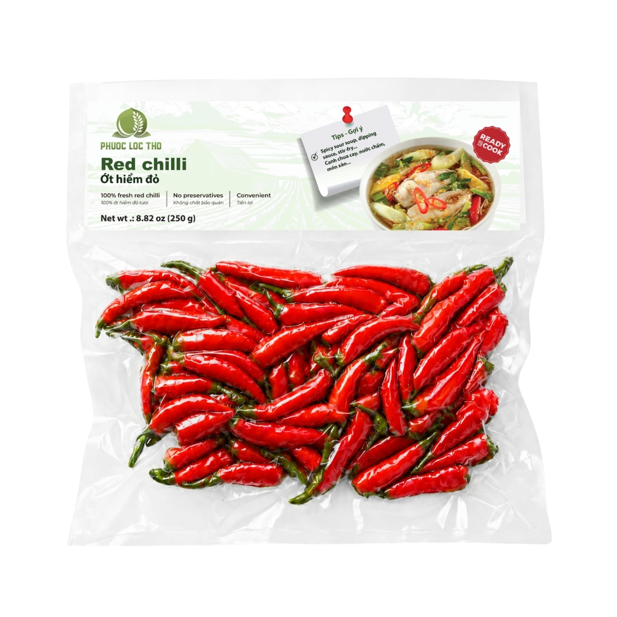 PLT058 - Ot hiem do/ FROZEN Red Chilli * 200g x 48 Units