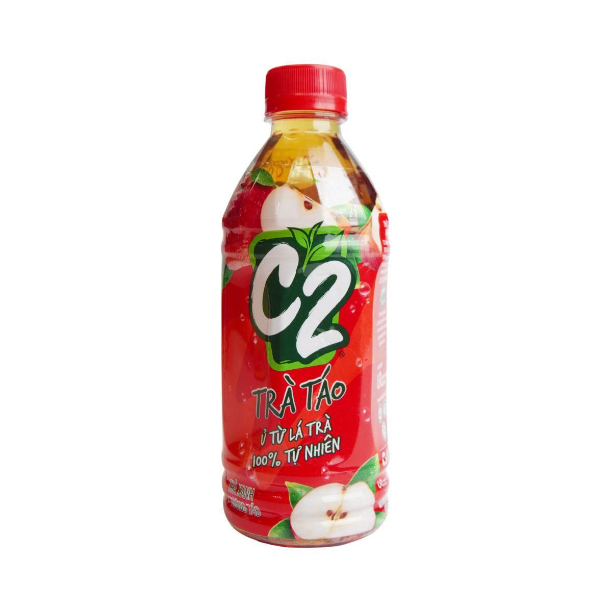 C204 - Tra Xanh Vi Tao Hieu C2 Chai/ C2 Green Tea Apple Flavor * 355ml x 24 Units