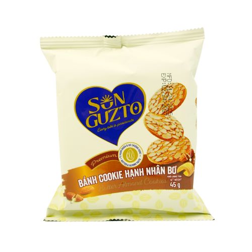 GUZ04 - Banh guzto hanh nhan bo / Sun Guzto Butter Almond Cookies