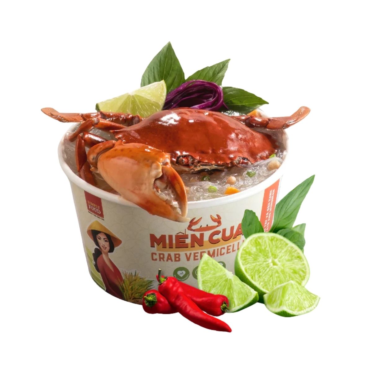 SIMPLY - Mien Cua/ Crab Vermicelli * 55g x 9 Units