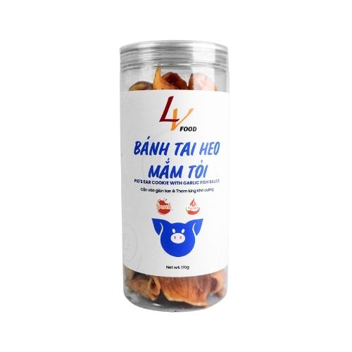 LV050 - Banh Tai Heo Mam Ot * Sesame Cookies With Fish Sauce