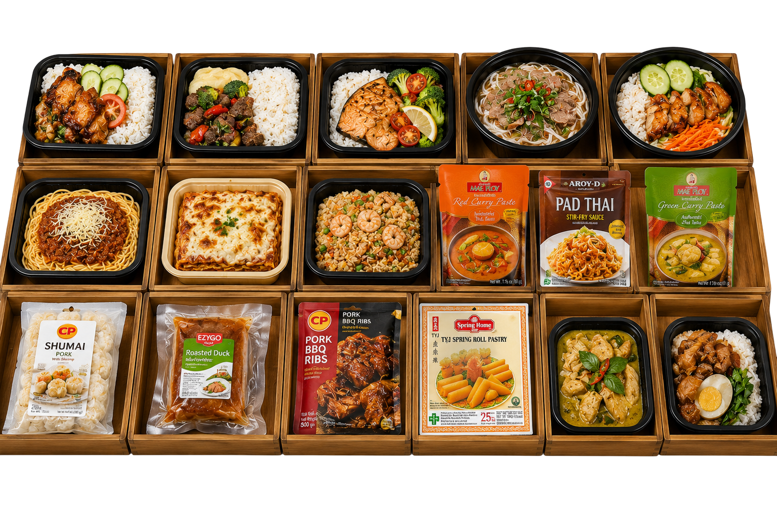 Ready-to-eat meals and prepared foods